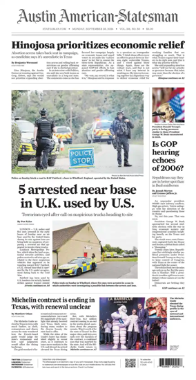 Cover of Austin American-Statesman