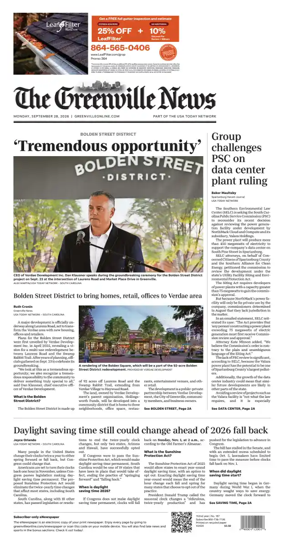 Cover of The Greenville News