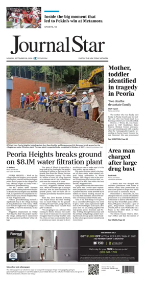Cover of Journal Star (Peoria)