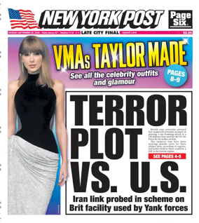 Cover of New York Post