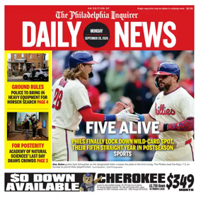 Cover of Philadelphia Daily News