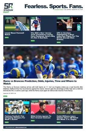 Cover of Stadium Rant