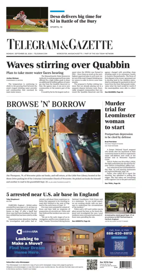 Cover of Telegram & Gazette