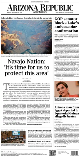 Cover of The Arizona Republic