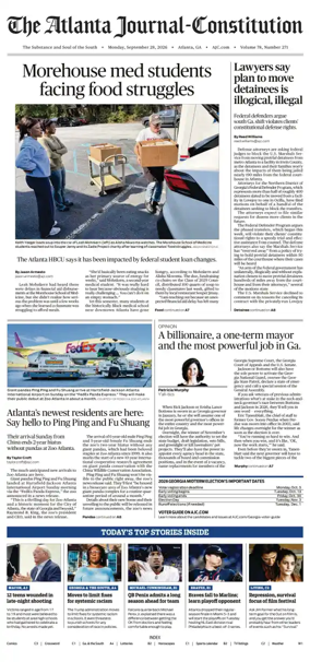Cover of The Atlanta Journal-Constitution