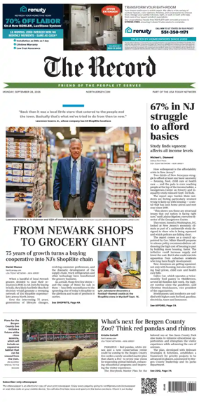 Cover of The Bergen Record
