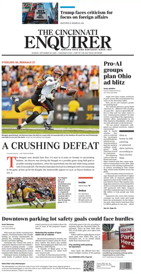 Cover of The Cincinnati Enquirer