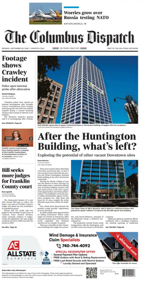 Cover of The Columbus Dispatch