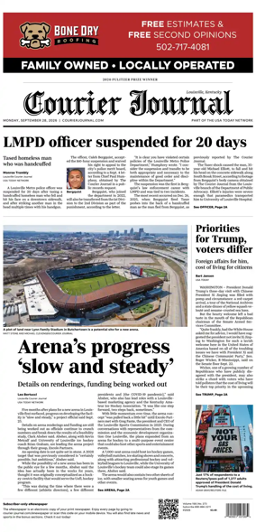 Cover of The Courier-Journal (Louisville)