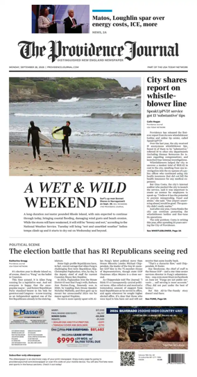Cover of The Providence Journal