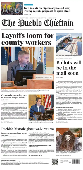 Cover of The Pueblo Chieftain