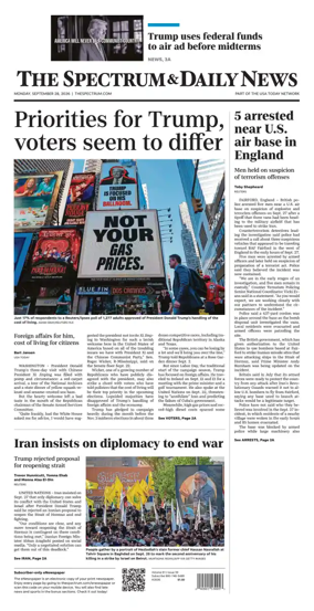 Cover of The Spectrum & Daily News