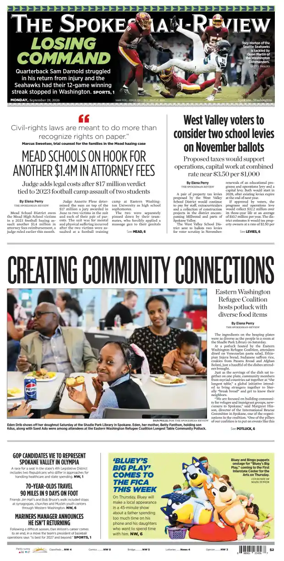 Cover of The Spokesman-Review (Spokane)