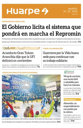 Cover of Diario Huarpe