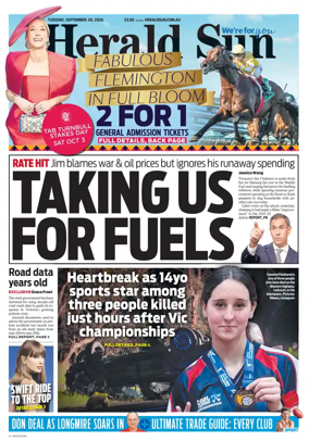 Cover of Herald Sun