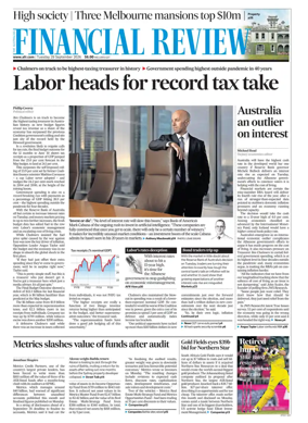 Cover of The Australian Financial Review