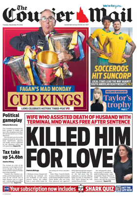 Cover of The Courier-Mail