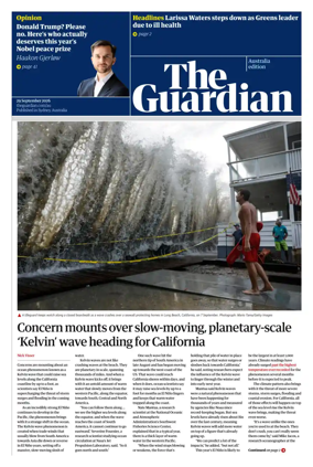 Cover of The Guardian Australia