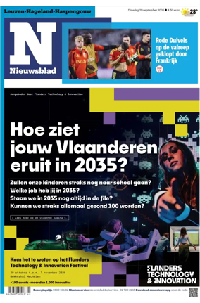 Cover of Het Nieuwsblad