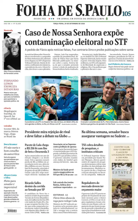 Cover of Folha de S.Paulo