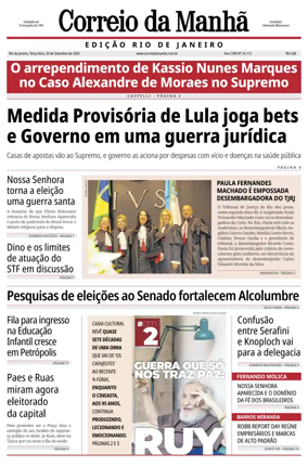 Cover of Jornal Correio da Manha