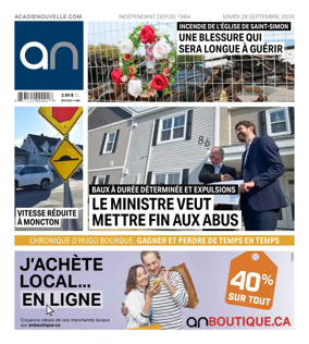 Cover of Acadie Nouvelle