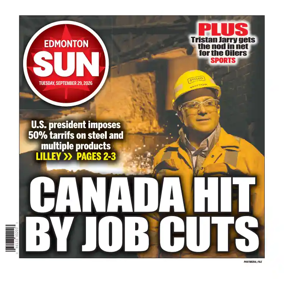 Cover of Edmonton Sun