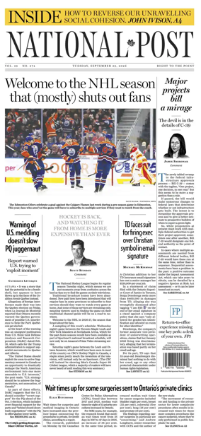Cover of National Post - (National Edition)