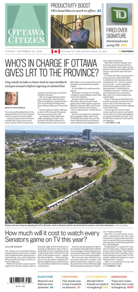Cover of Ottawa Citizen