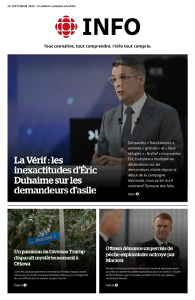 Cover of Radio-Canada Info