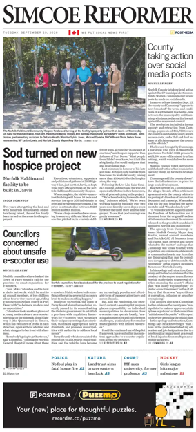 Cover of Simcoe Reformer