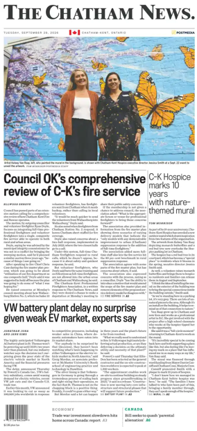 Cover of The Chatham Daily News