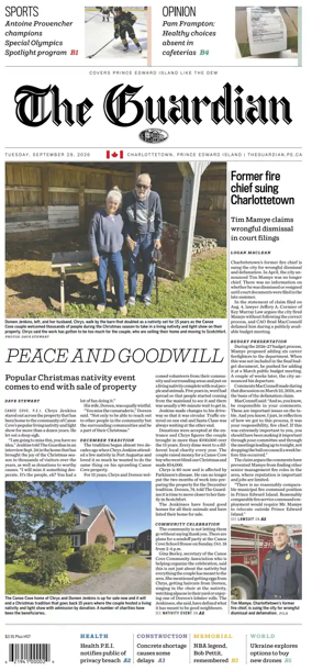 Cover of The Guardian (Charlottetown)