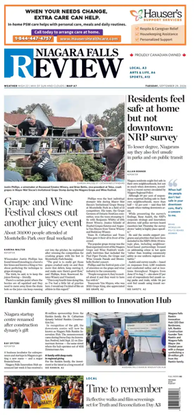Cover of The Niagara Falls Review