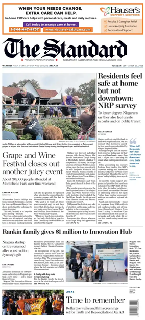 Cover of The Standard (St. Catharines)
