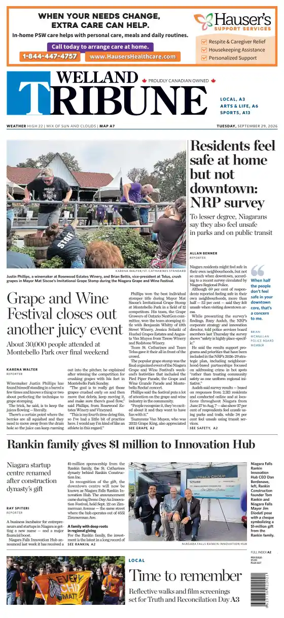 Cover of The Welland Tribune
