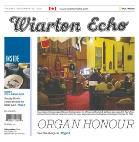 Cover of Wiarton Echo
