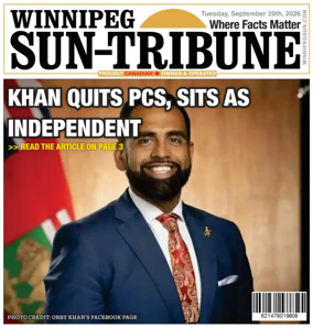 Cover of Winnipeg Sun