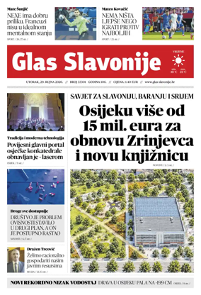 Cover of Glas Slavonije