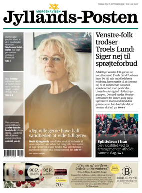 Cover of Jyllands-Posten