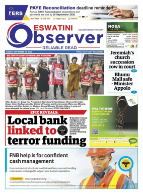 Cover of Eswatini Observer