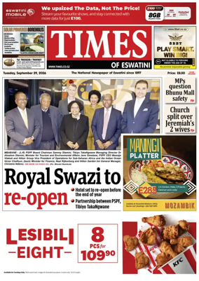 Cover of Times of Eswatini