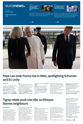 Cover of EuroNews (English Edition)