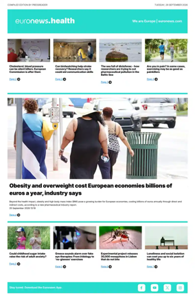Cover of Euronews Health (English) Compiled Edition
