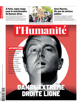 Cover of L'HUMANITE