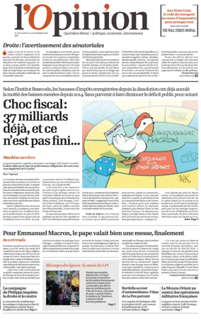 Cover of L'Opinion