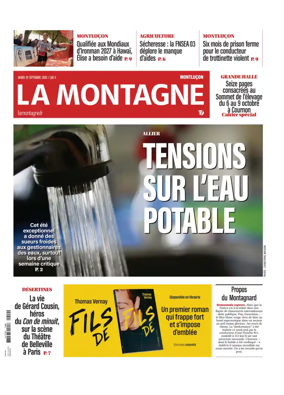 Cover of La Montagne (Montlucon)