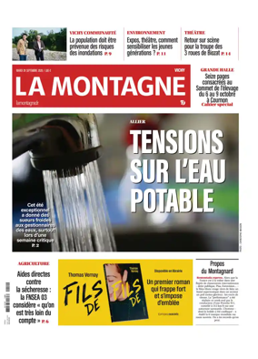 Cover of La Montagne (Vichy)