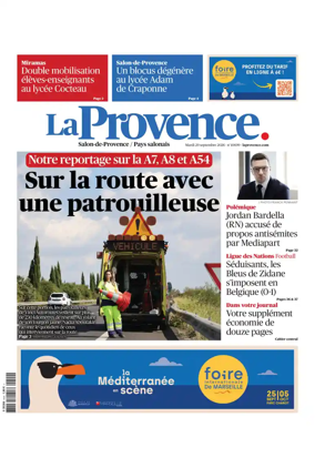 Cover of La Provence Salon-de-Provence / Pays salonais