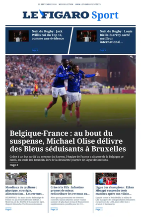 Cover of Le Figaro Sport